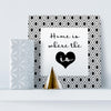 Sample shot of White Canvas and Silver Metallic Mini Prints
