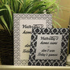 Sample shot of White Canvas and Silver Metallic Mini Prints