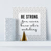 Sample shot of White Canvas and Silver Metallic Mini Prints