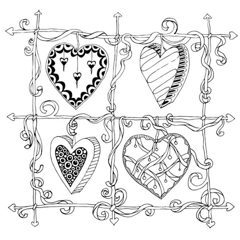 Framed Coloring Canvas Print