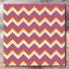 Wall art and Canvas artwork, Coral, Lavender, and Butter Chevron, Clean