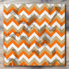 Wall art and Canvas artwork, Pumpkin, Beige, and White Chevron, Stain
