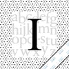 Letter I Monogram Print