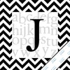 Letter J Monogram Print
