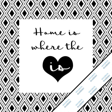 Inspirational & motivational silver metallic print with decorative border