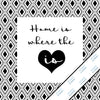 Inspirational & motivational silver metallic print with decorative border