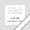 Inspirational & motivational white canvas Mini Print with decorative border
