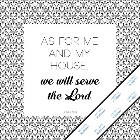Inspirational & motivational white canvas Mini Print with decorative border