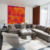 Distressed Concrete<br> Purple Rust I