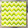 Wall art and Canvas artwork, Green, Yellow, and Mint Chevron, Bleach